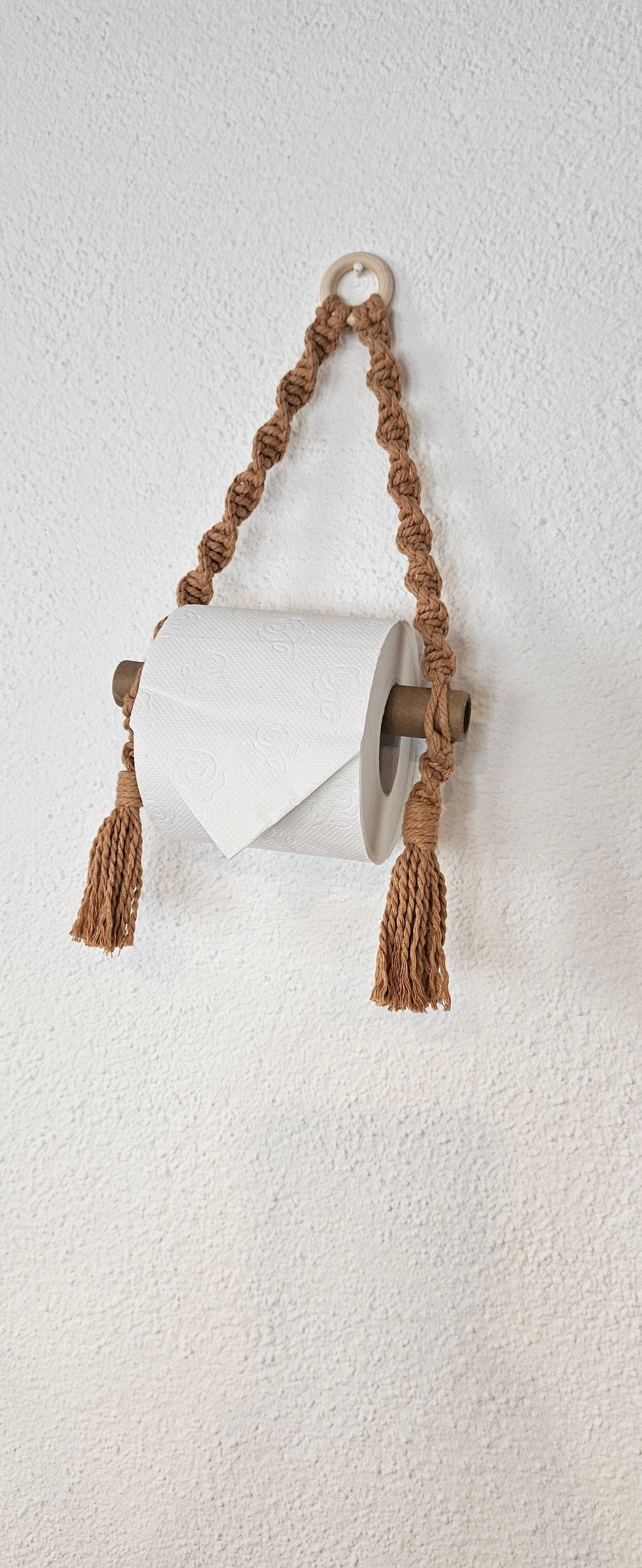 Macramé Toilet Paper Holder
