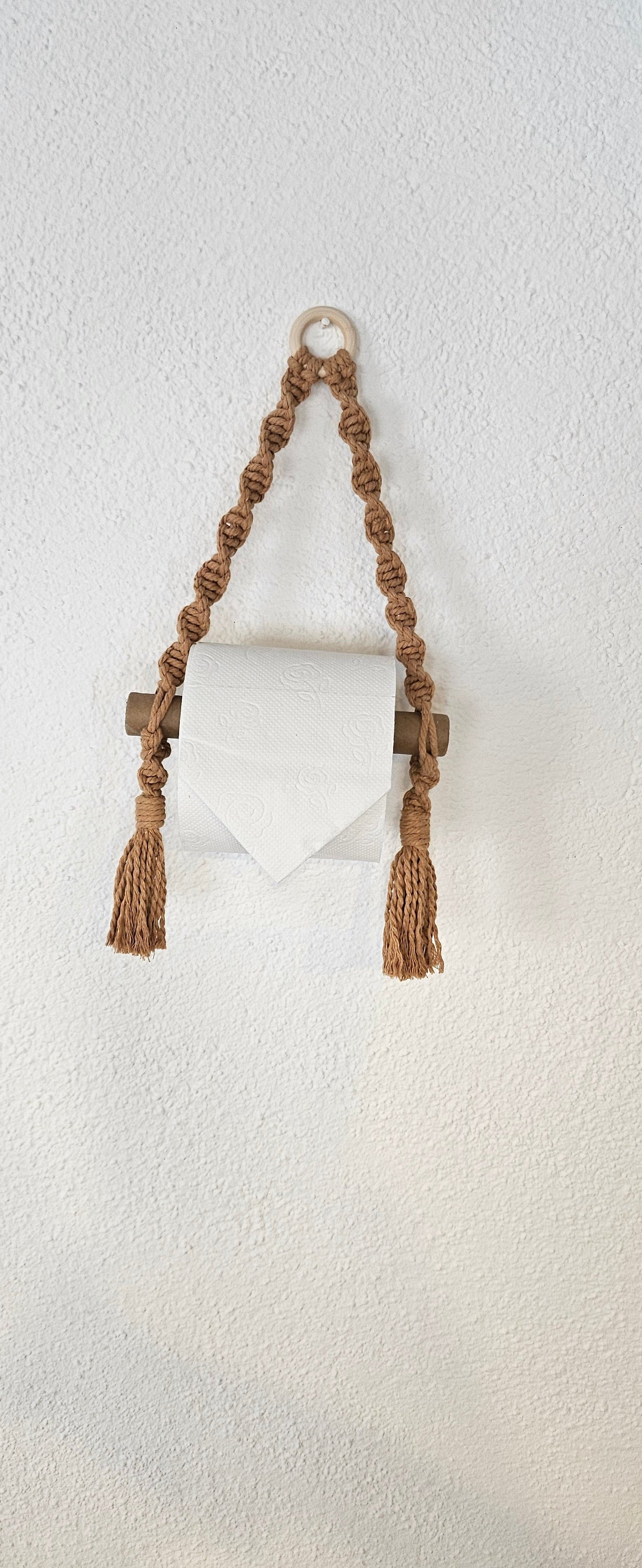 Macramé Toilet Paper Holder